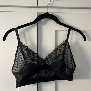 Commando Black Lace Bralette